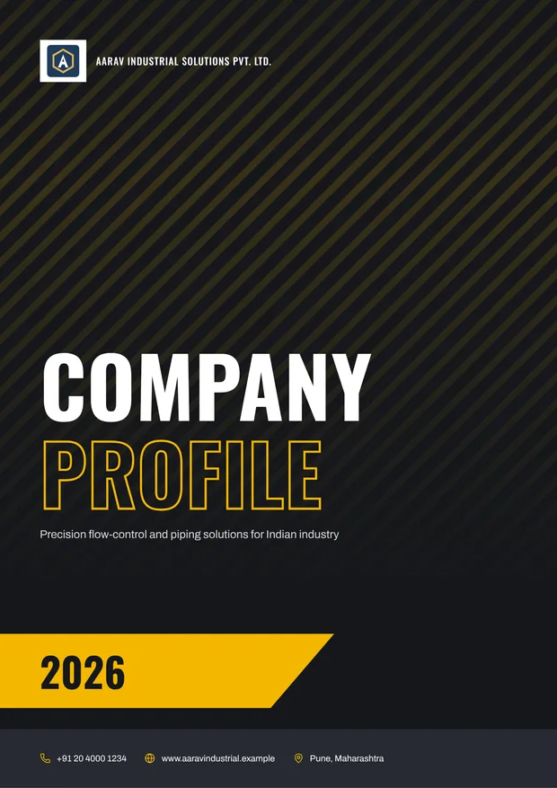 Forge company profile cover design